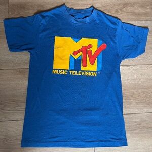 Vintage 1980s Retro Original MTV T-shirt Size Medium